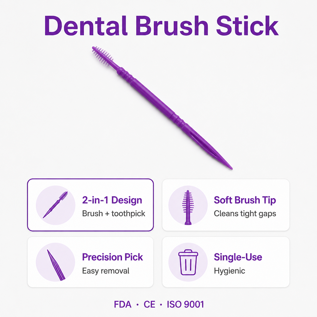 2-in-1 Dental Brush Stick B1 - key product features