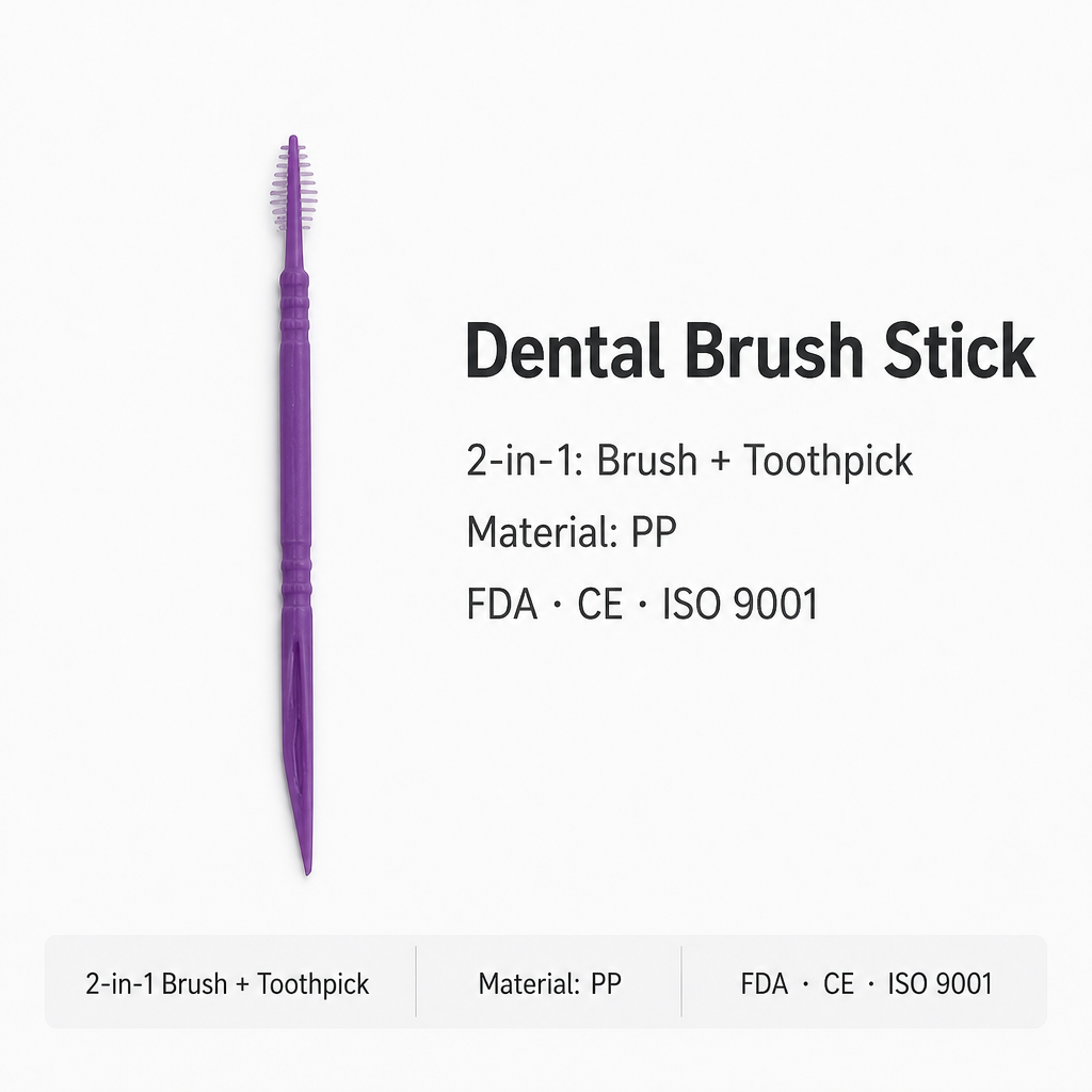 2-in-1 Dental Brush Stick B1 - specifications and dimensions