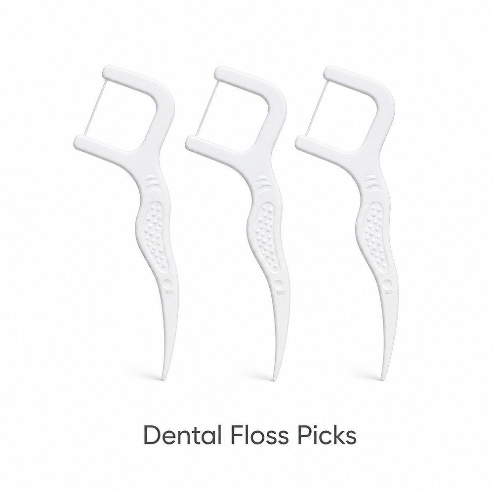 Adult Dental Floss Pick A7 - Wave Grip Handle - product family and colour options