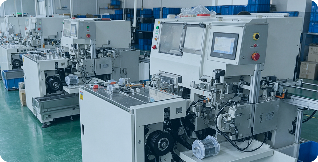 Dental floss and floss pick automated production line at the EtsonFloss factory
