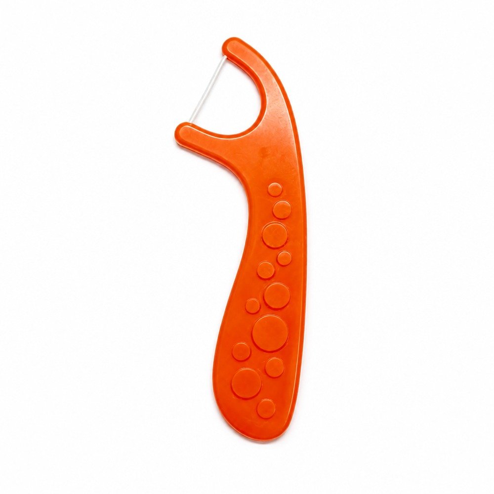 Kids Dental Floss Pick K2 - Bubble Grip Handle