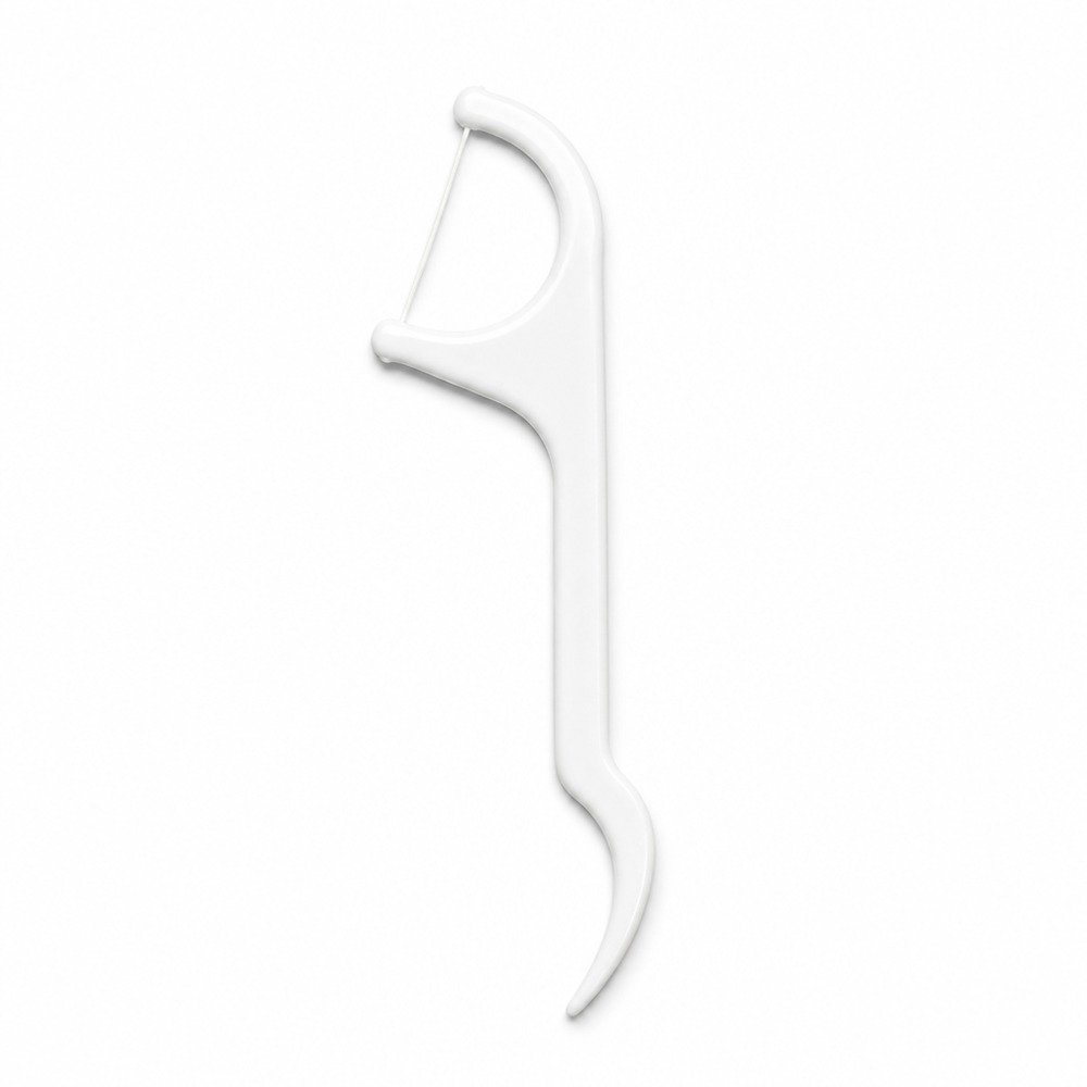 Adult Dental Floss Pick A1 - Classic Curved Handle