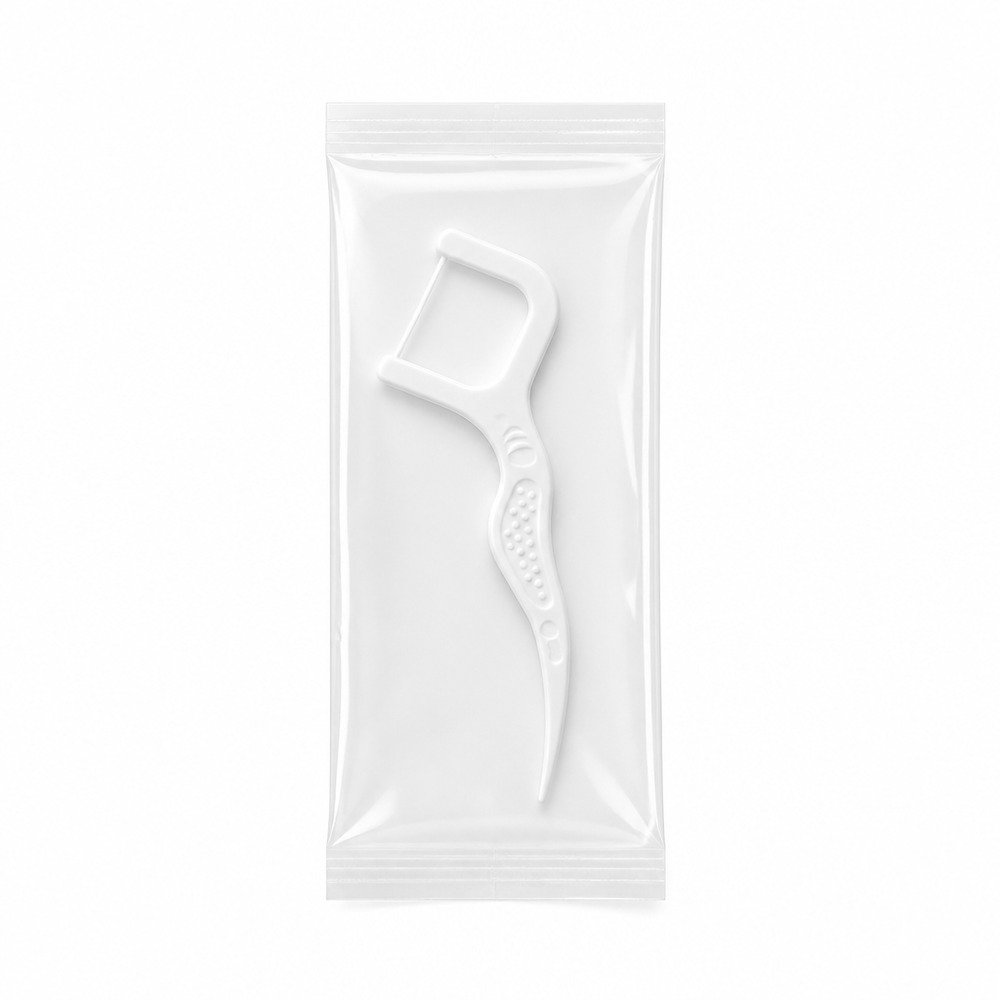 Adult Dental Floss Pick A7 - Wave Grip Handle - single unit