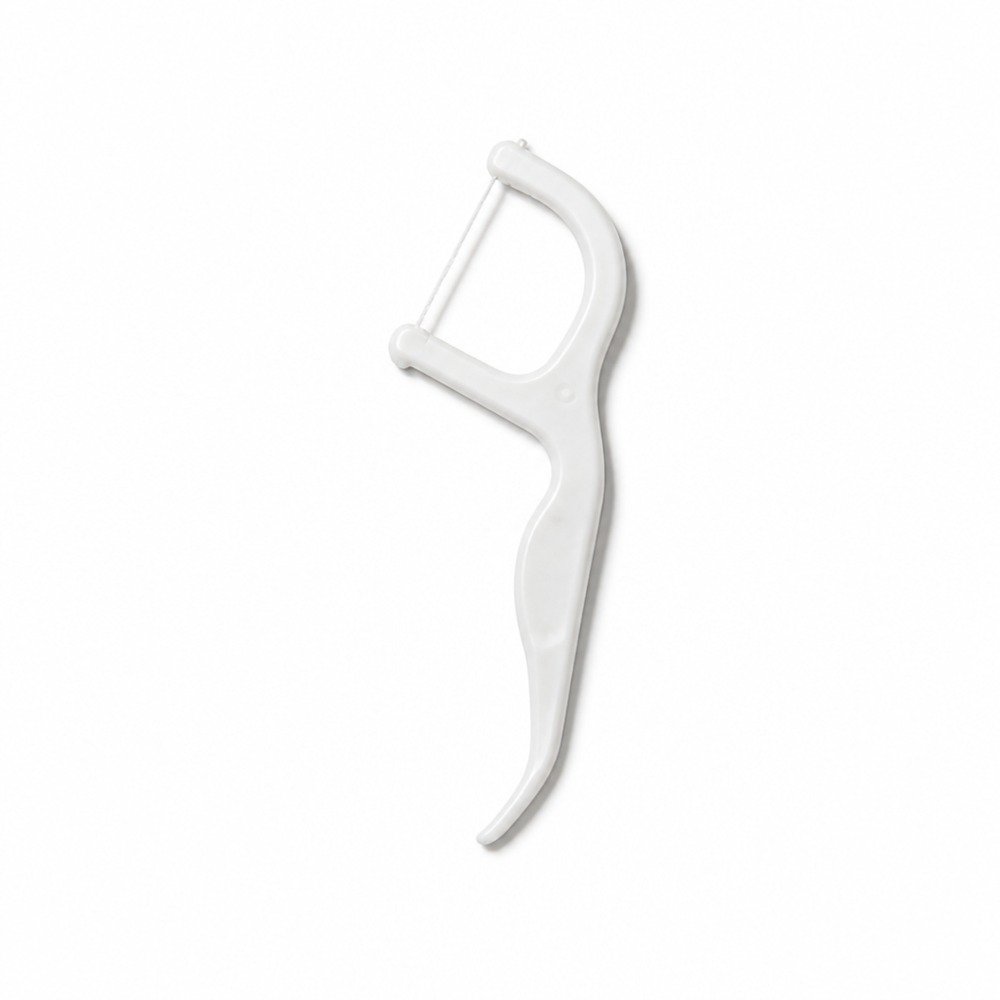 Adult Dental Floss Pick A5 - Deep Curve Handle