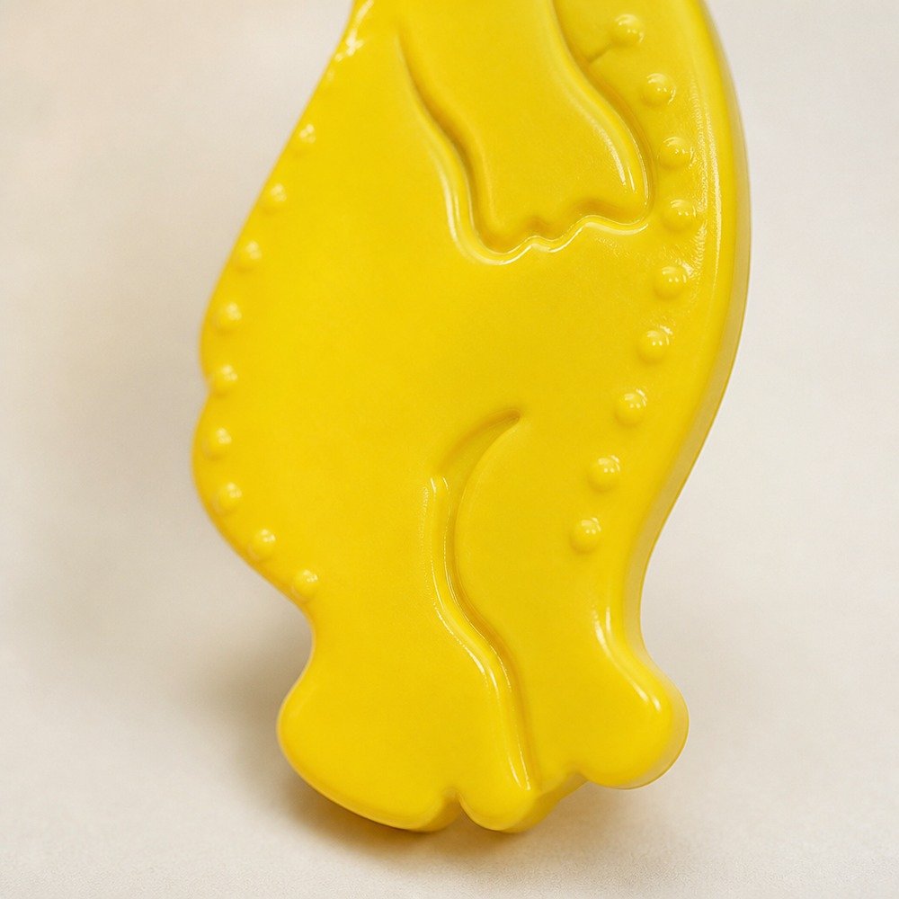 Kids Dental Floss Pick K3 - Cat Character - close-up detail