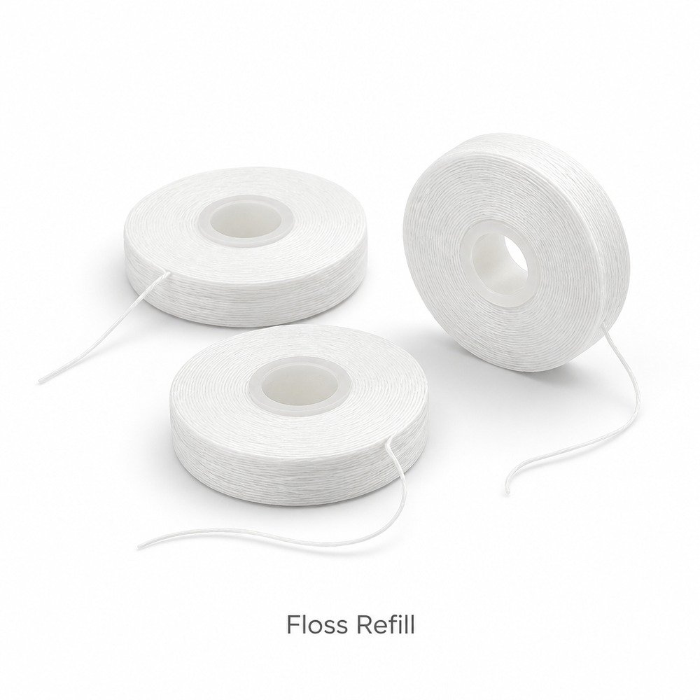 Dental Floss Refill Spool R - Bulk Refill - product family and colour options