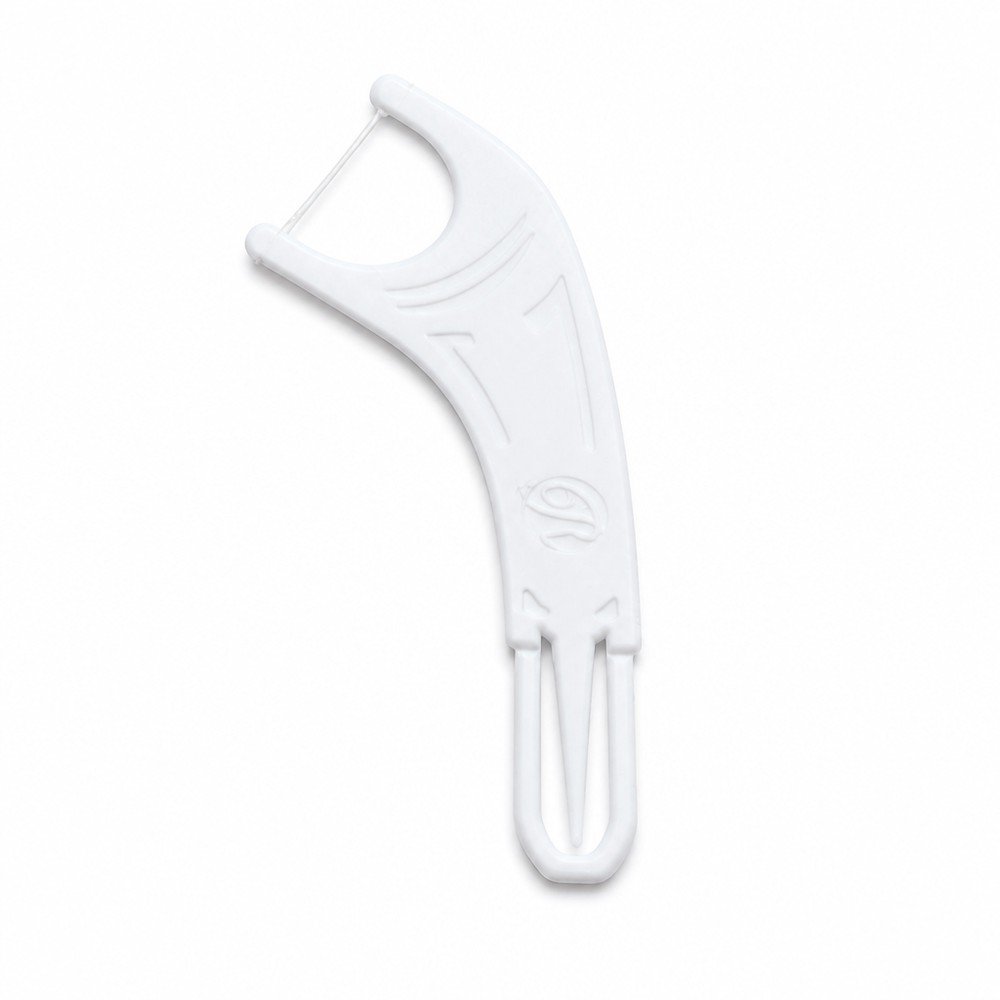 Adult Dental Floss Pick A19 - Slotted Wide Handle