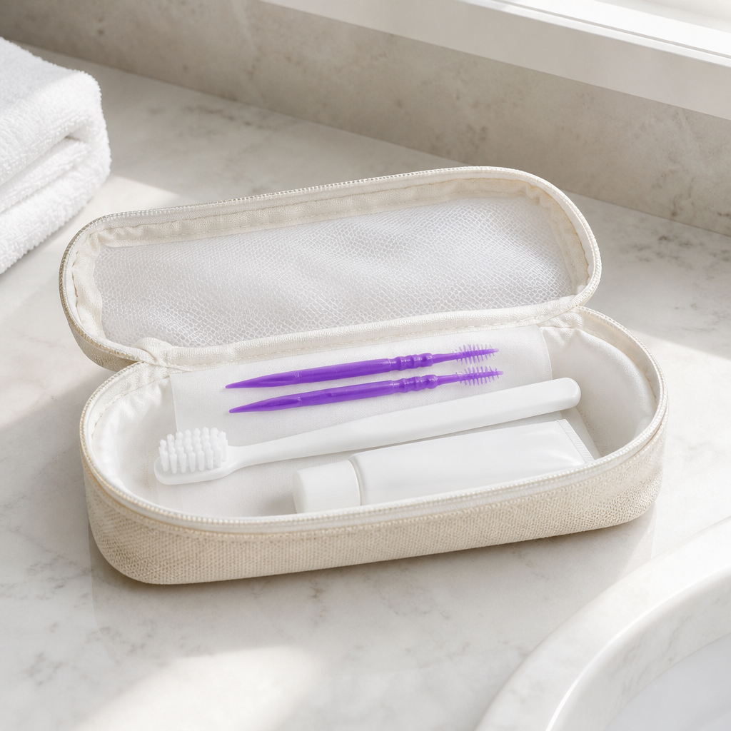 2-in-1 Dental Brush Stick B1 - travel and on-the-go use