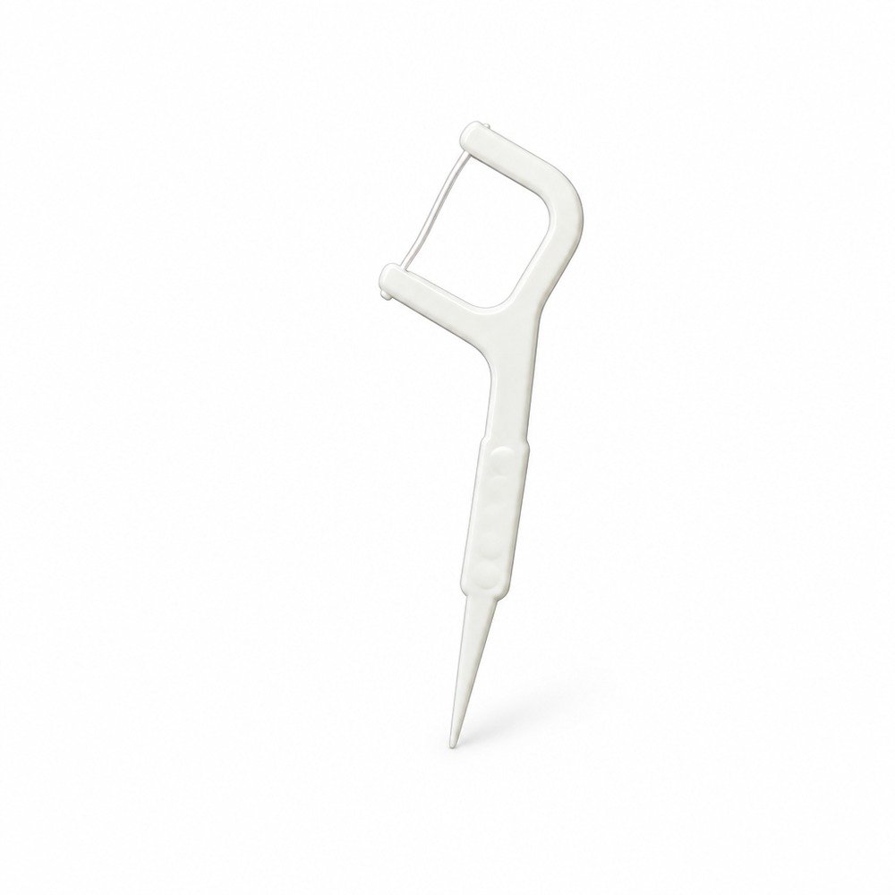 Adult Dental Floss Pick A3 - Slim Straight Handle