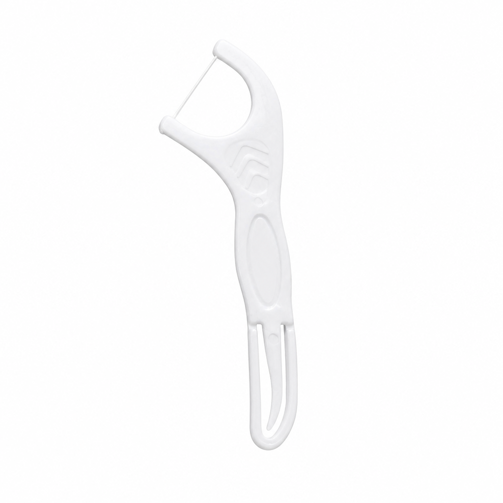 Adult Dental Floss Pick A18 - Rounded Comfort Handle