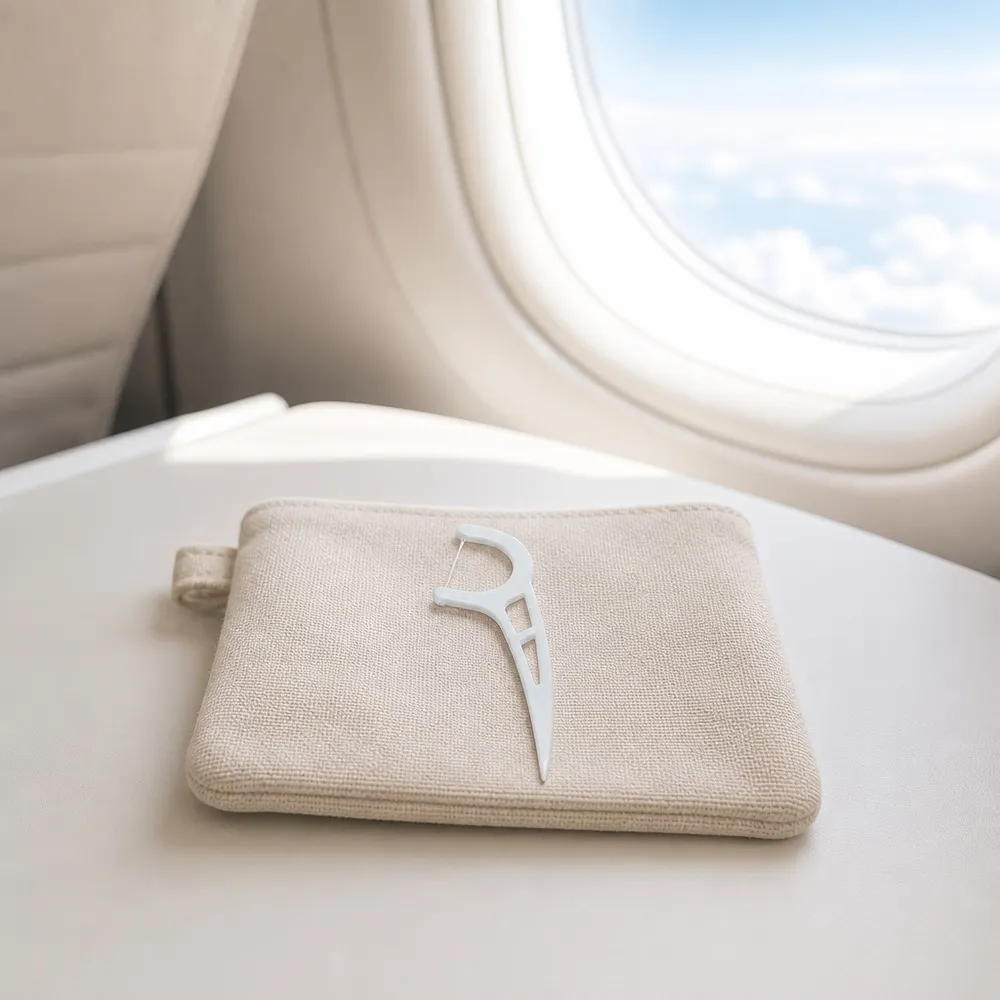 Travel & Office Oral Care: Portable Floss Picks for On-the-Go Freshness